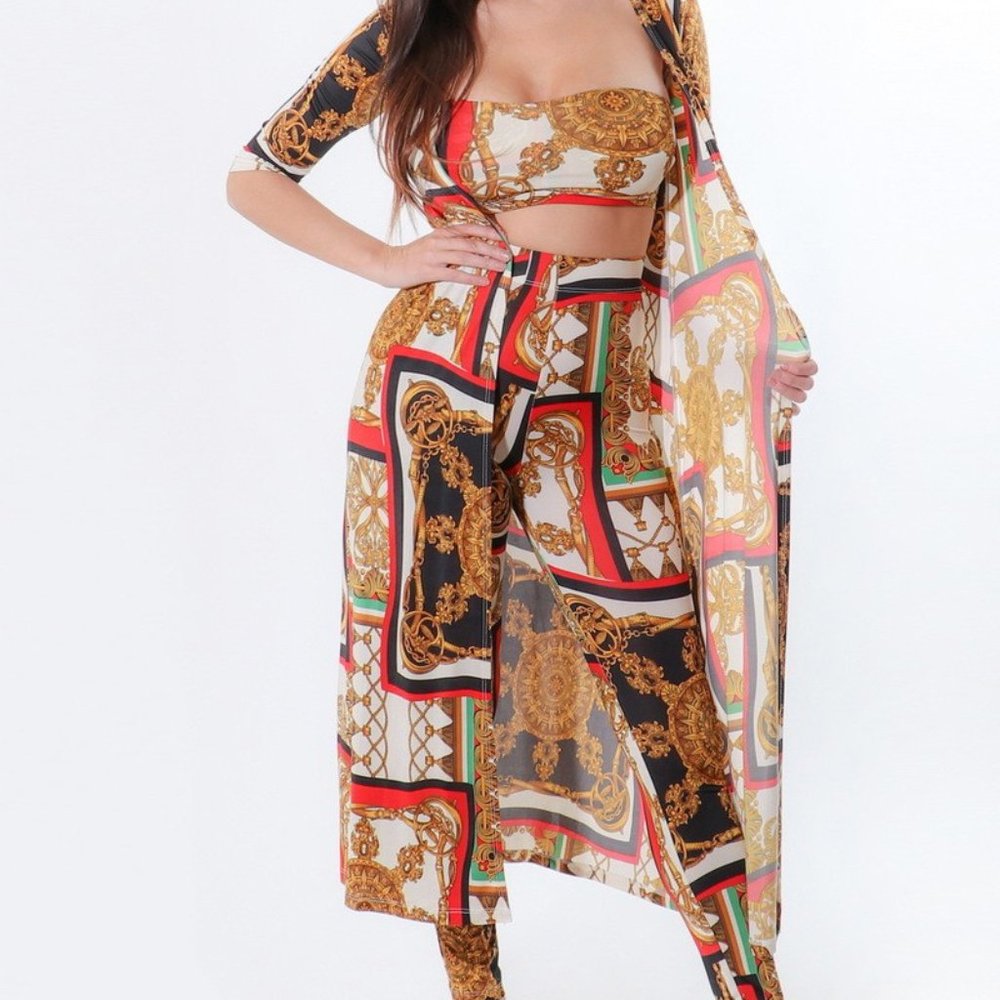 Beautiful Baroque Print 3 Piece Set